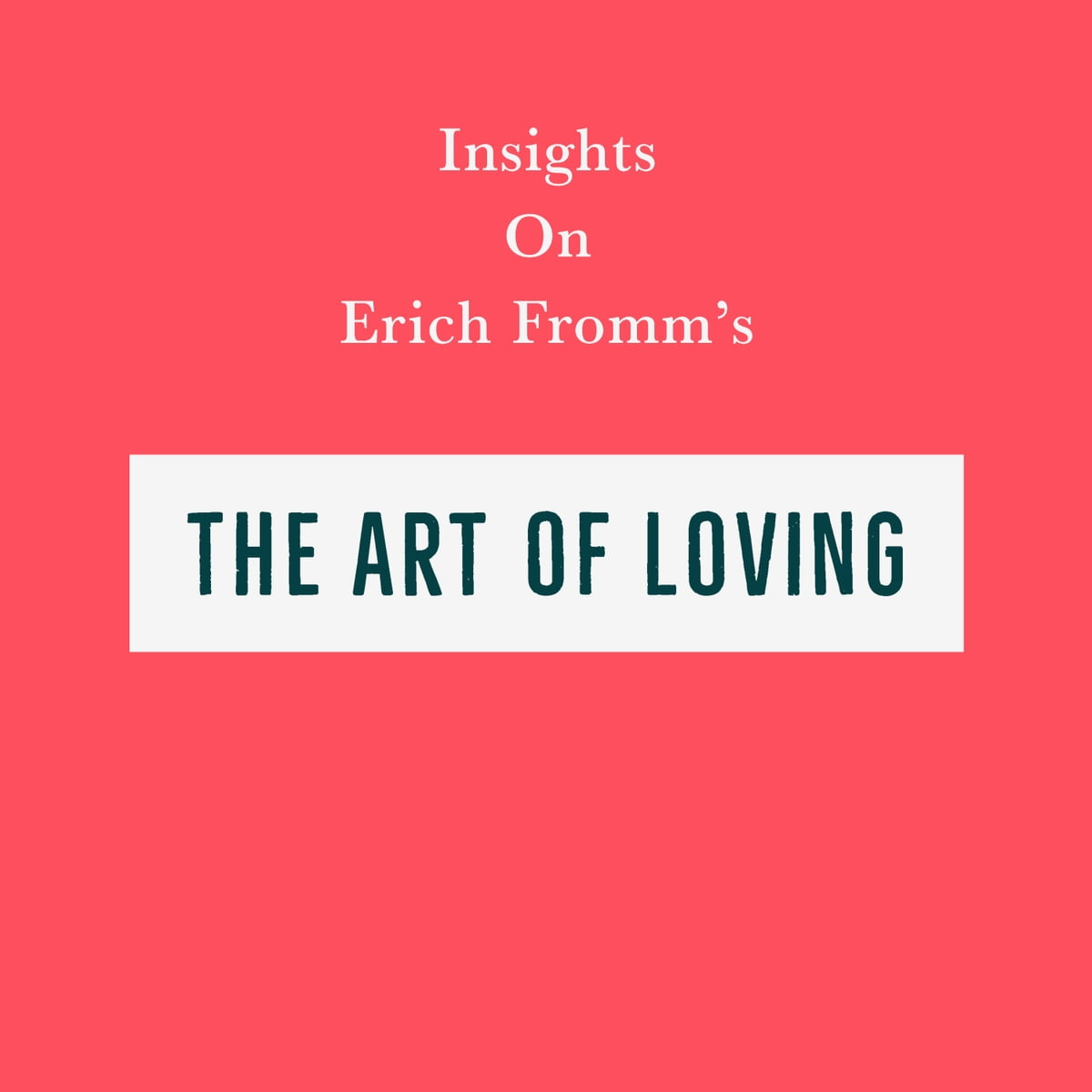 The Art of Loving Part II